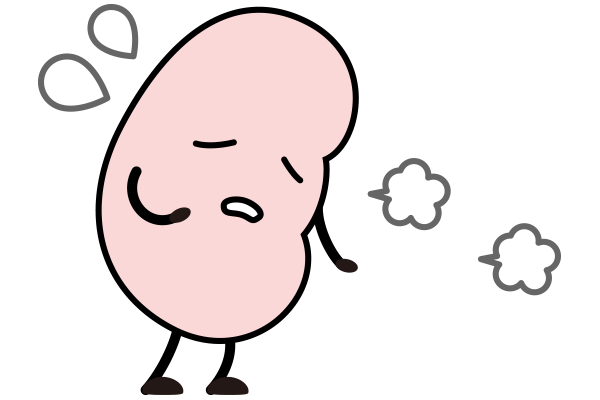 息切れしやすい・少し動くとつらい イメージ