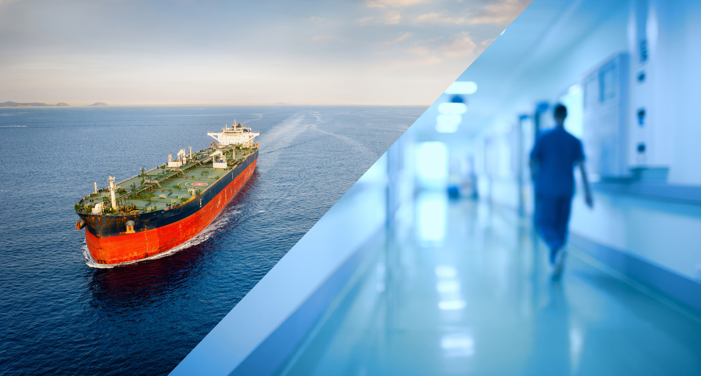 石油と医療のイメージ